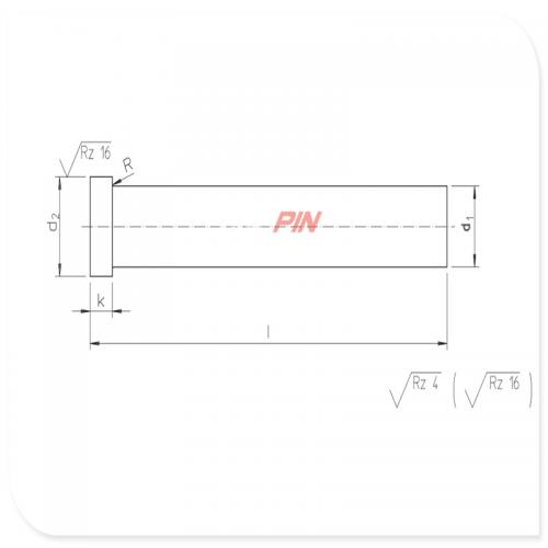 Poinçons à tête cylindrique