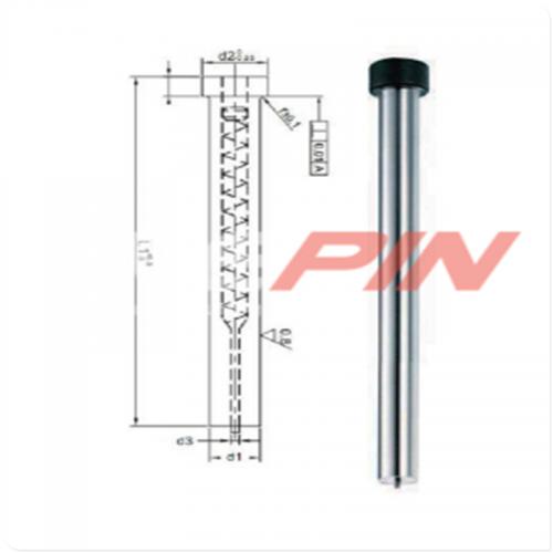 Round punches with reduced shaft