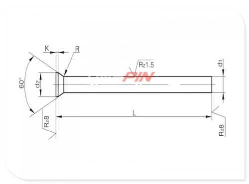 Poinçons de precision rondes DIN 9861 Form D - ASP 2023