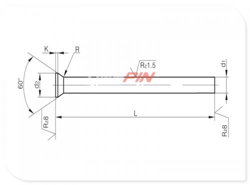 Espulsori per viti DIN 9861 Form D - HSS