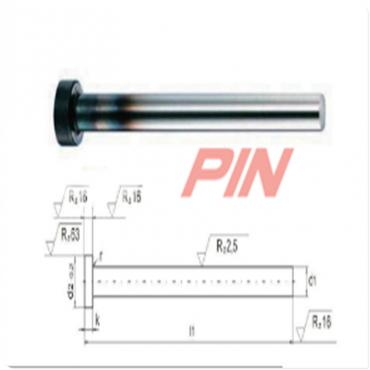 Espulsori con testa cilindrica nitrurati neri – DIN 1.2344 - DIN 1530 – Forma A