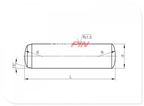 Precision dowel pins DIN 6325