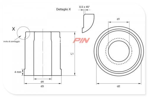 Schneidbuchsen DIN 9845 Form B