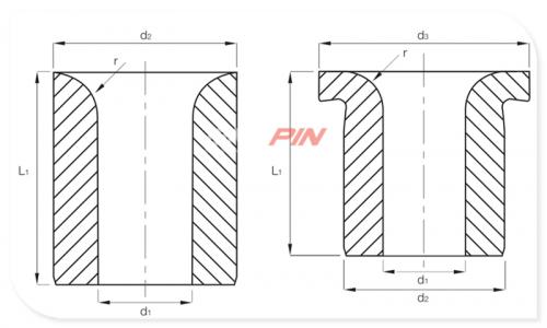 Bagues extra longue DIN 179 DIN 172